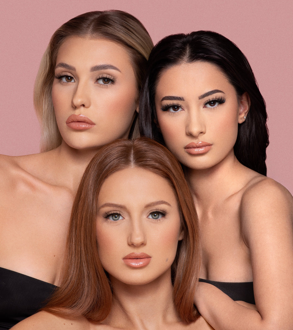 3D mink lashes, bundle set, lash kit, 3 models