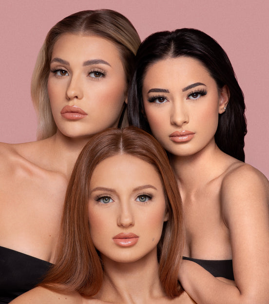 3D mink lashes, bundle set, lash kit, 3 models
